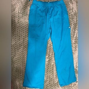 Women’s teal scrub pant size Large